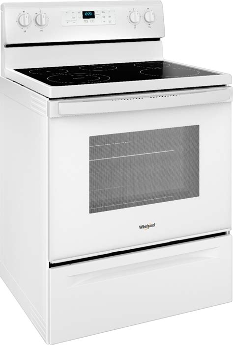 Customer Reviews: Whirlpool 5.3 Cu. Ft. Freestanding Electric Range White WFE505W0HW - Best Buy