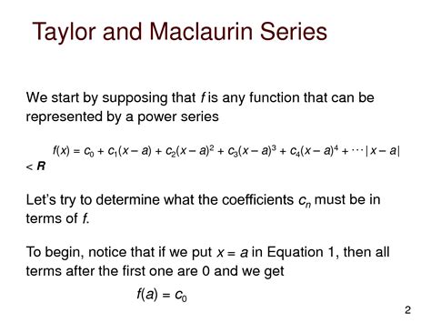 SOLUTION: Taylor and maclaurin series - Studypool