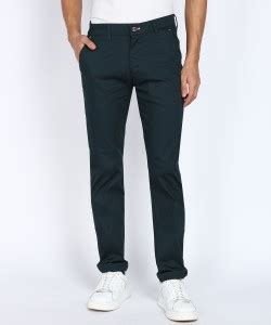 PETER ENGLAND Skinny Fit Men Blue Trousers - Buy PETER ENGLAND Skinny ...