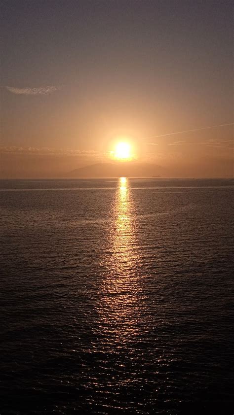 Sunset Over the Ocean