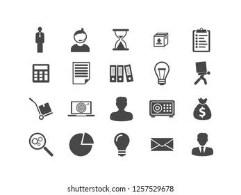 Vector Business Icon Set 的图像结果