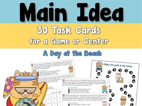 Main Idea Task Cards 的图像结果