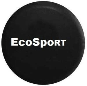 CARWAY Black Spare Tire Cover Car PU Wheel Cover For Ford Ecosport ...