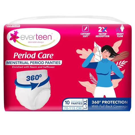 Subscribe to everteen Period Care Disposable Period Panties L-XL (70 ...