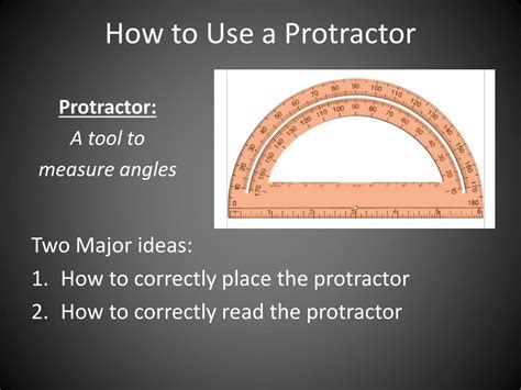 Image result for How to Use a Protractor
