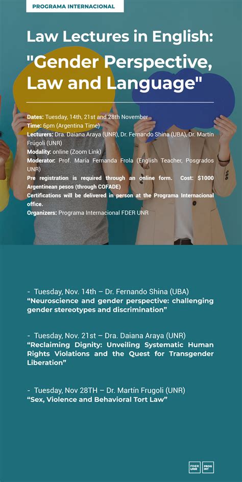 LAW LECTURES IN ENGLISH | Facultad de Derecho