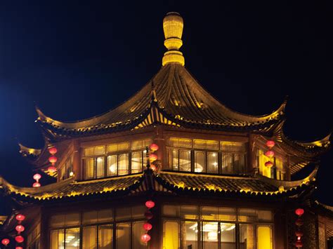 淮安的夜景也是很美的——淮安市里运河文化长廊_云游品牌设计-站酷ZCOOL