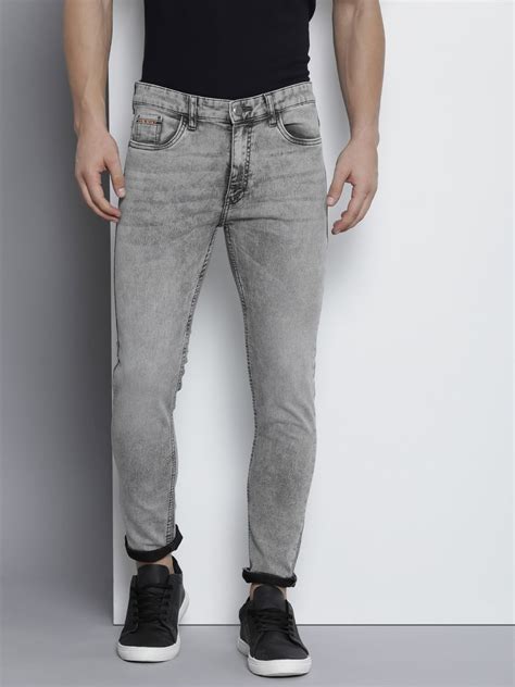 The Indian Garage Co Men Slim Fit Acid Wash Jeans - Price History