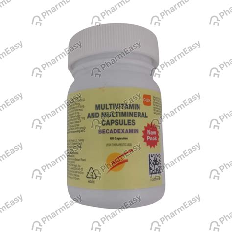 Buy Becadexamin Bottle Of 60 Softgel Capsules Online at Flat 15% OFF ...