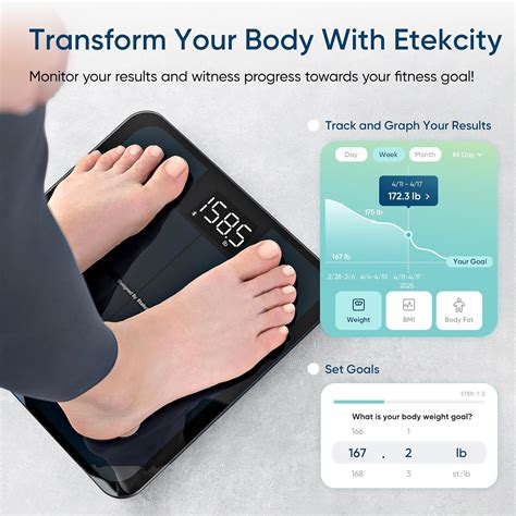 Etekcity Smart Scale for Body Weight, Bathroom India | Ubuy