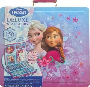 Disney Frozen Elsa and Anna Deluxe Art Set Sketch, Color ,Cut and ...