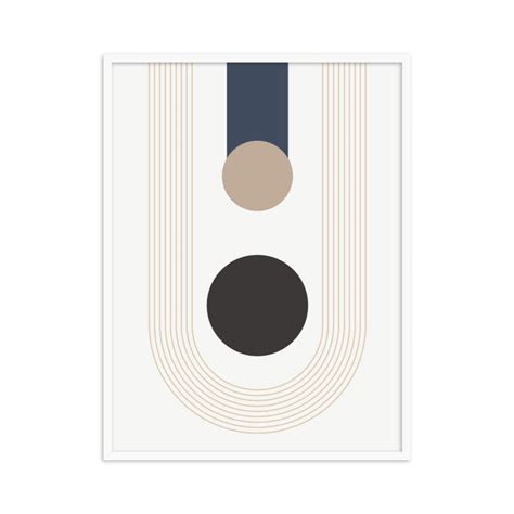 Pale Abstract Painting Framed Wall Art for Living Room Bedroom and Home ...