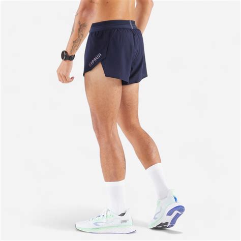 Men's Running Breathable Shorts Run 900 Slip - Asphalt Blue
