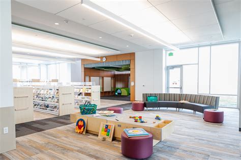 Stahl Construction Ankeny Kirkendall Public Library Interior Natural ...
