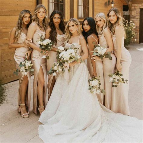 Dark Gold Bridesmaid Dresses