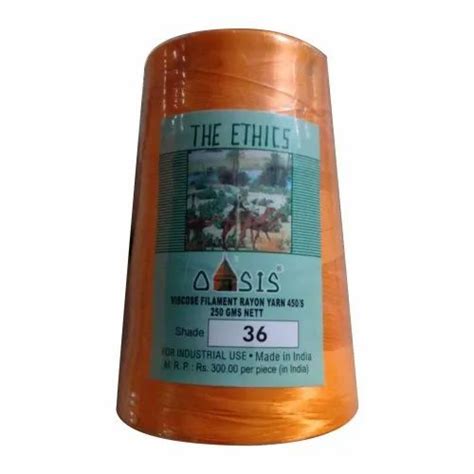 Viscose Filament Yarn - Art 450D 250 GMS Viscose Rayon Fliament Yarn ...