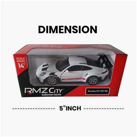 Buy RMZ City Die Cast Porsche 911 GT3 RS 2023 Pull Back Car from RMZ at ...