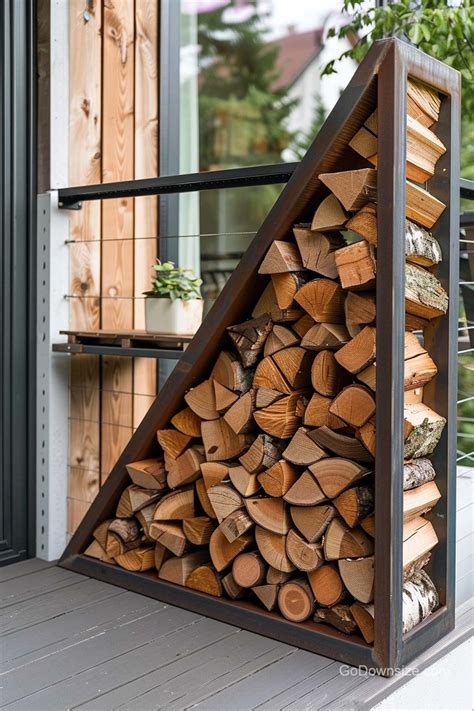 27 Outdoor Firewood Storage Ideas That Look Amazing | GoDownsize