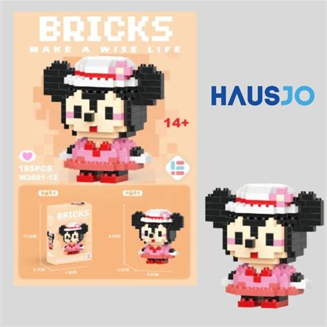 Jual Bricks DIY Nano Block Mini Toys Model Kartun Building Blok Kartun ...