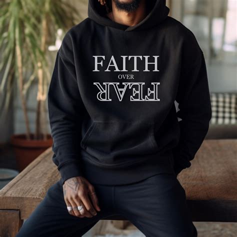 Faith Over Fear Hoodie, Faith Over Fear Sweatshirt, Christian Hoodie ...