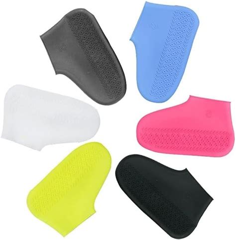 MAHOSTAV Multicolor Waterproof Shoe Covers Reusable Silicone Cover ...