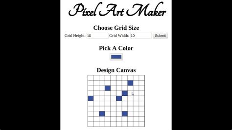 Image result for Pixel Art Project in JavaScript