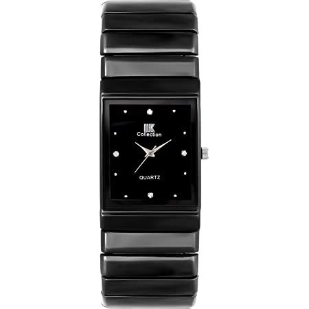 Buy IIK COLLECTION Reactangle Studded Dial Metalic Bracelet Chain Strap ...
