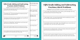 5th Grade Fractions Standards Resource Pack | Twinkl USA