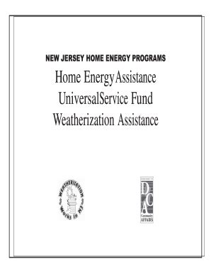 2014 Form NJ Home Energy Assistance (HEA)/Universal Service Fund (USF ...