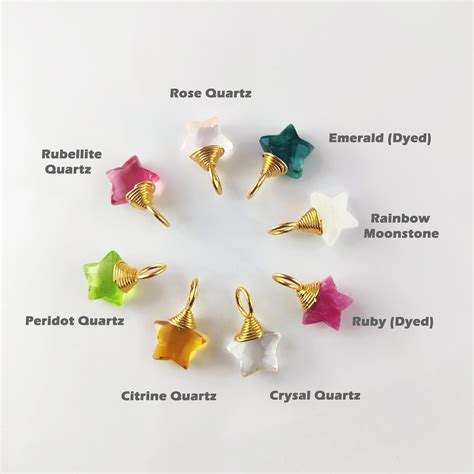 Buy Gemstone 10mm Star Wire Wrapped Pendant, Gold Plated Wire Wrapped ...