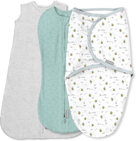 Amazon.com: SwaddleMe by Ingenuity Swaddle, Compression Pod, & Sleep ...
