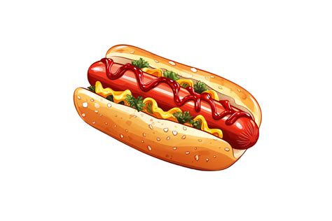 Hot Dogs Clipart Graphic by Forhadx5 · Creative Fabrica