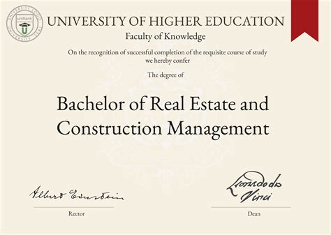 Real Estate Degree