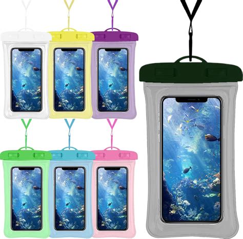 Amazon.com: Gartmost 7 Pcs Waterproof Phone Pouch, Universal IPX8 ...
