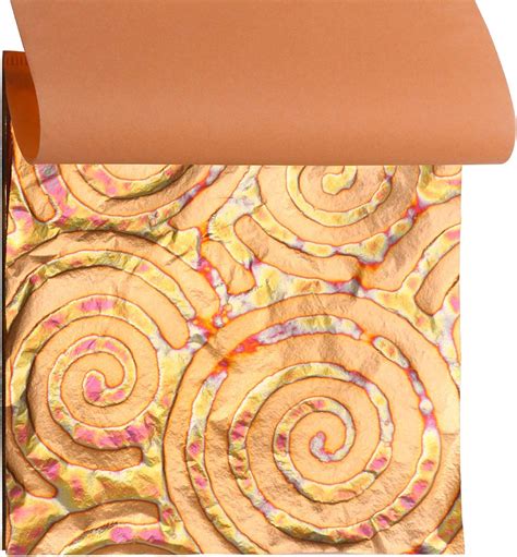 Buy Variegated Gold Leaf Sheets - KINNO Multiple Types of Metal Leaf ...