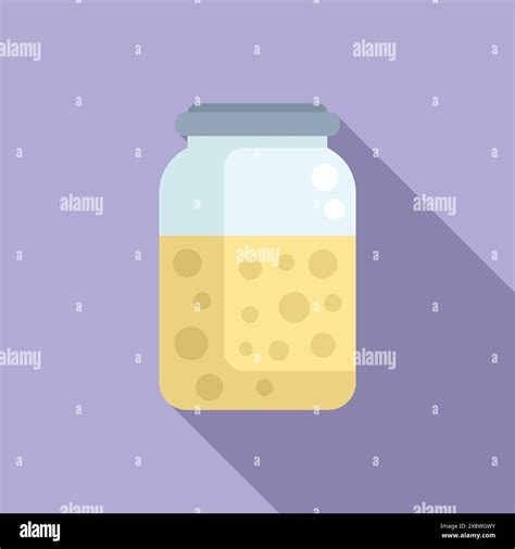 Cute cartoon honey jar illustration with buzzing bees, honeycomb, and ...