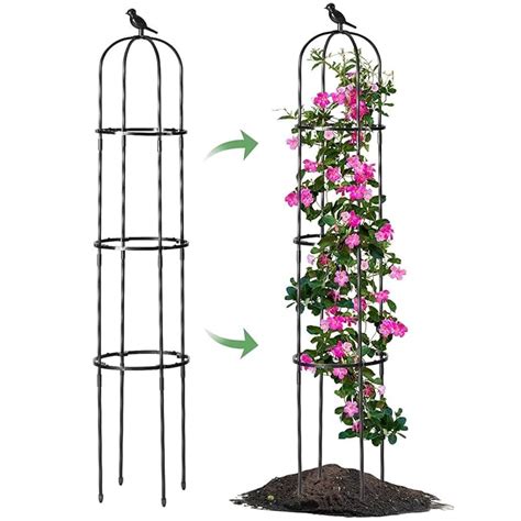 HASTHIP® 120CM Trellis for Climbing Plants, Adjustable Connectable ...