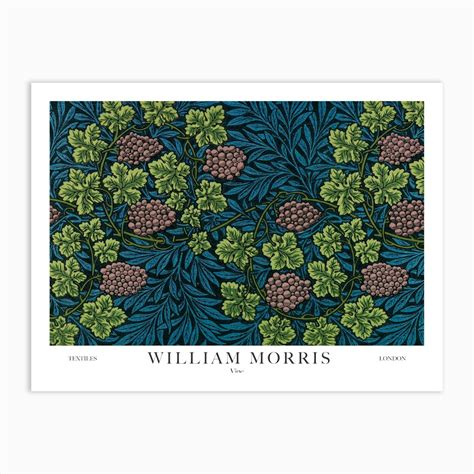 William Morris Prints Vine Landscape Botanical Vintage Art Print by ...