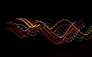 Wallpaper lines, intersection, glow, black background, abstraction hd ...