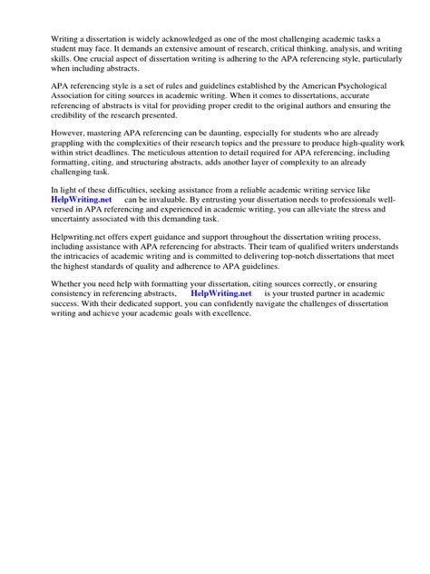 Image result for Dissertation APA Examples