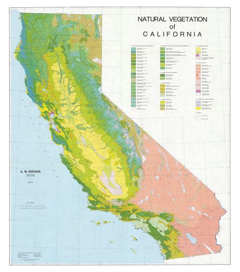 Mapa De Los Bosques Nacionales De California