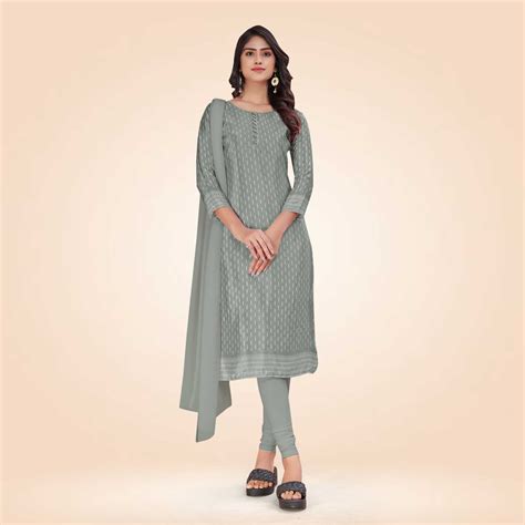 Women's Premium Silk Chiffon Small Butty Oberoi Hotel Uniform Salwar ...