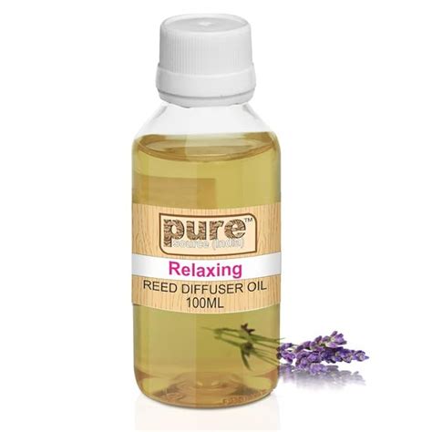 Pure Source India Aroma Reed Diffuser Refill Relaxing 100ML, 8 Pcs Reed ...