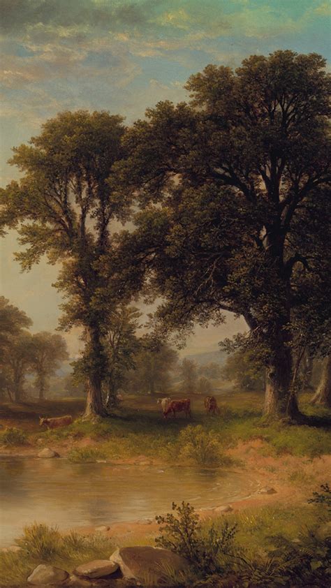 Summer Afternoon, painting by Asher Brown Durand, 1865 | Windows ...
