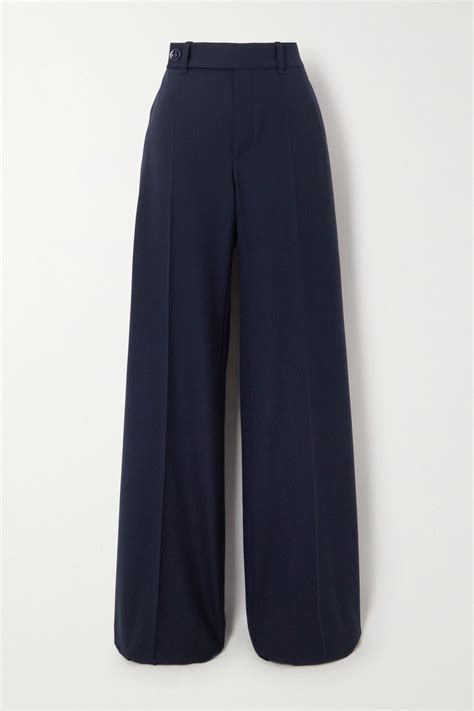 CHLOÉ High-rise wool-blend wide-leg pants | Wide leg pants, Pants for ...