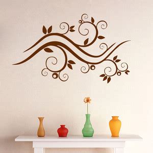 Decor Villa 101 cm Decor villa Swirl Wall Decal & Sticker Self Adhesive ...