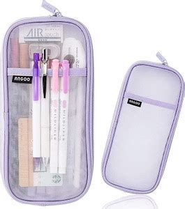 Flipkart.com | TREXEE Pencil Case, Grid Pencil Pouch with Zipper Clear ...