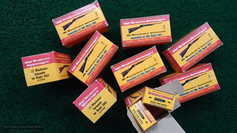 FULL BRICK OF OLD WESTERN SCROUNGER 22 WINCHESTER AUTOMATIC CARTRIDGES