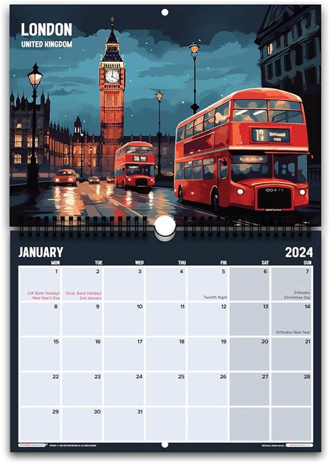 Planners4winners Calendar 2024 UK, Iconic places to visit theme India ...
