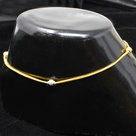 Buy ball Anklet in Kerala, India | Chungath Jewellery Online - Rs ...